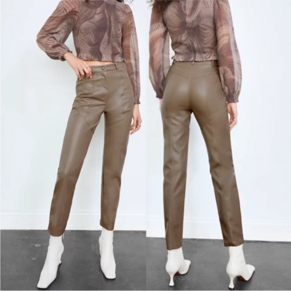 Aritzia Wilfred rebel leather pants